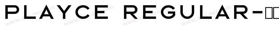 Playce Regular字体转换